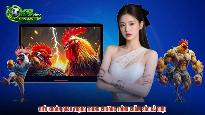 Điều khoản quan trọng trong chương trình chăm sóc gà chọi