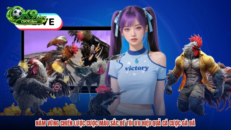 Nắm vững chiến lược cược màu sắc để tối ưu hiệu quả cá cược gà đá
